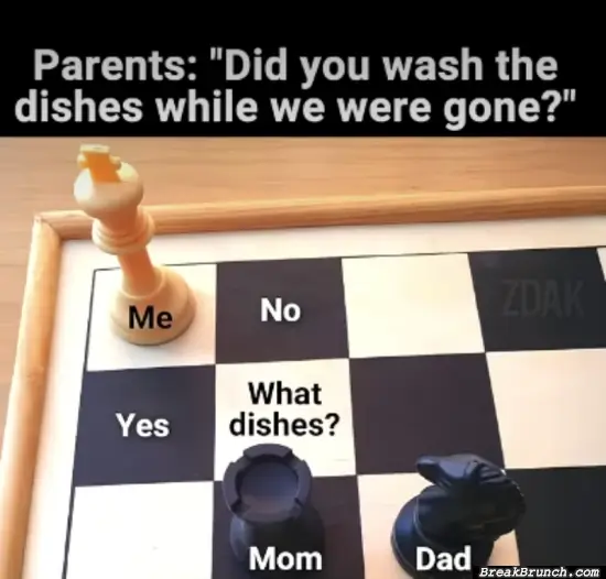 Did you wash the dish