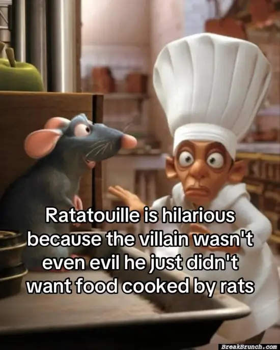 Villain in Ratatouille isn’t evil