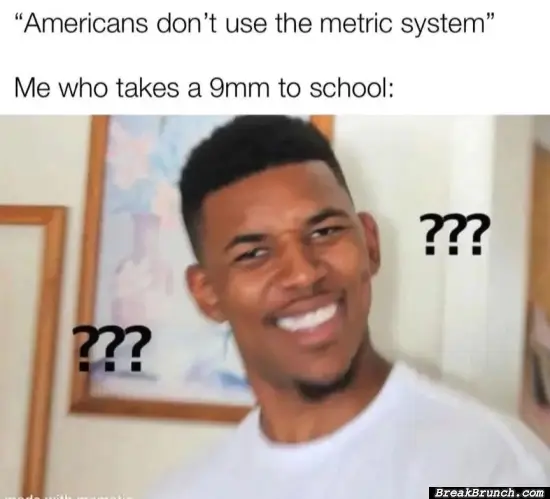 Except for guns