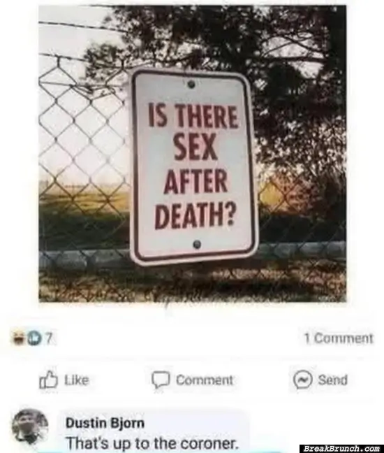 Is there sex after death