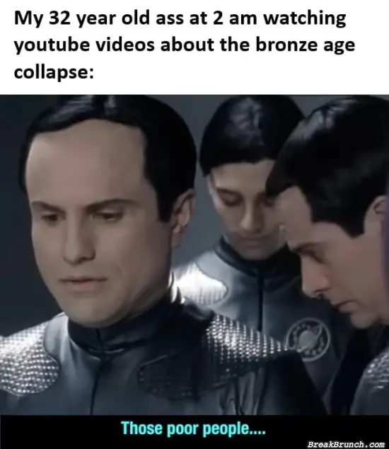 Poor bronze age people