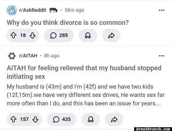 Why divorce is so common