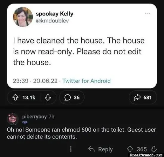 House is not read only