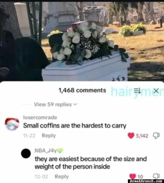 They are not talking about the physical weight