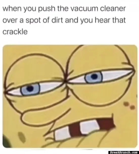 When you hear a crack in the vacuum