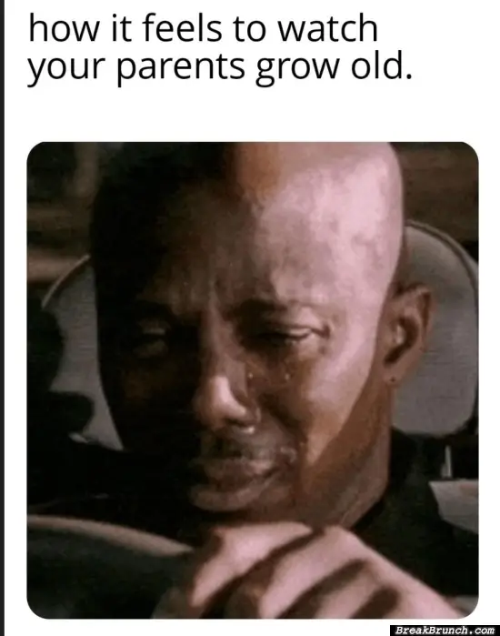How it feels to watch parents grow old