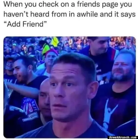 I guess we no longer friends