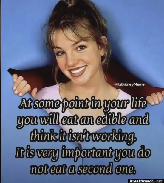 Never eat a second one