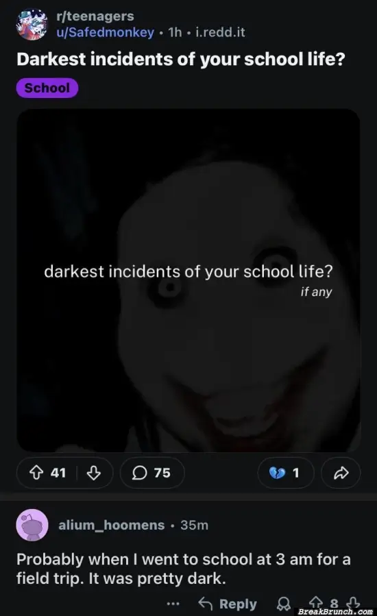 Darkest incident of your school life