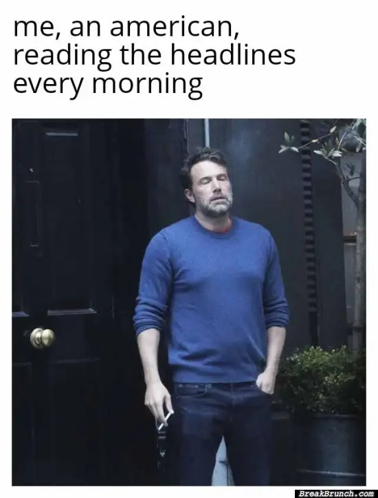 Americans reading news every morning