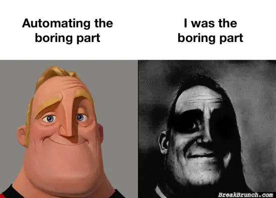 Automating the boring part