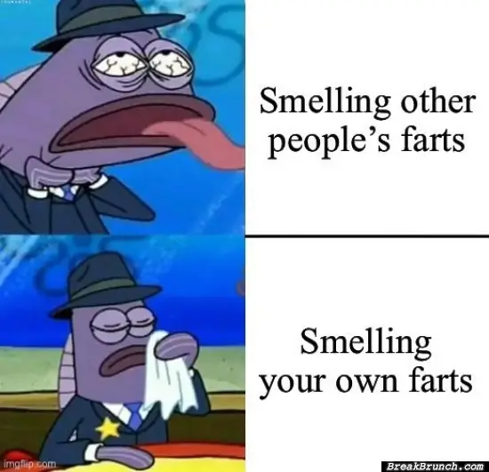 Smelling different farts