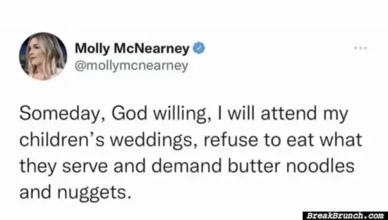 I will only eat fries and chicken nuggets