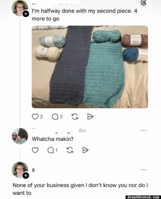 People posting stuff online