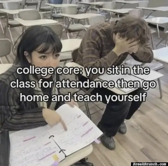 College is all about teaching yourself
