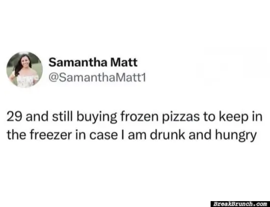 I still eat frozen pizza