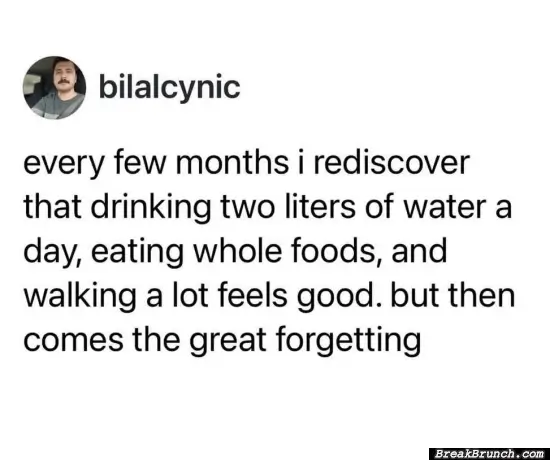 Living healthy is not easy