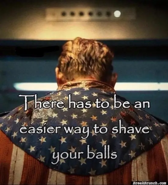 What is the easy way to shave balls