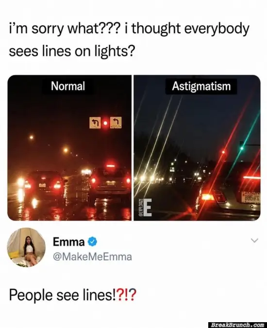 Do you see light or lines