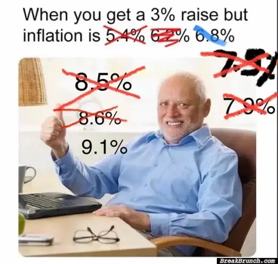 When inflation is over 9%