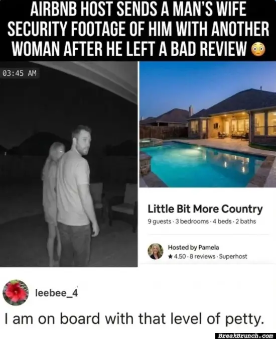 Remember to leave good AirBnB review