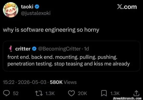 Why software programmers are so horny