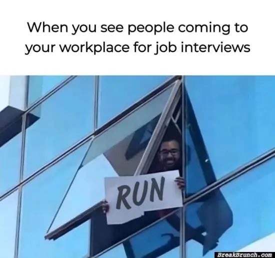 When people are coming for interview