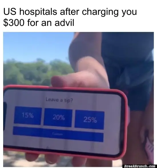 Best I can do is no tip
