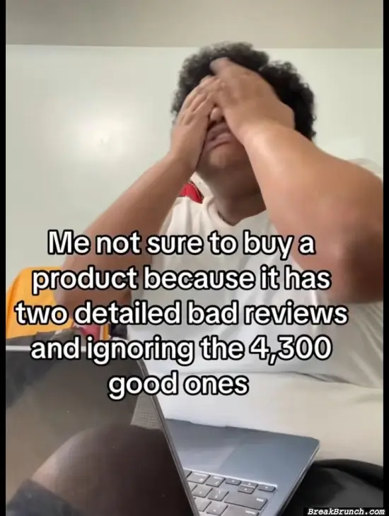 Just one bad review is enough for me