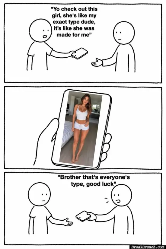 When your type is just hot people