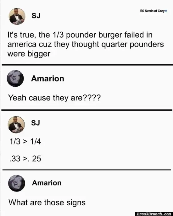 Why 1/3 pounder burger failed in America