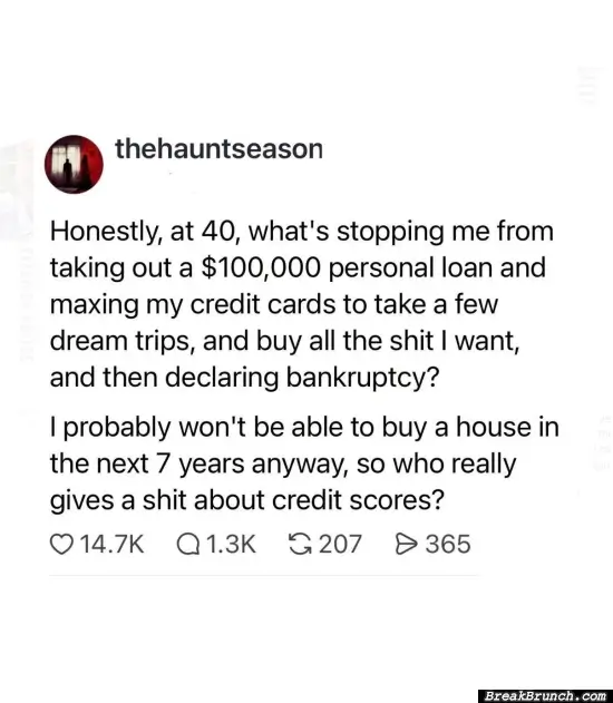 What is stopping you from doing this in your 40s