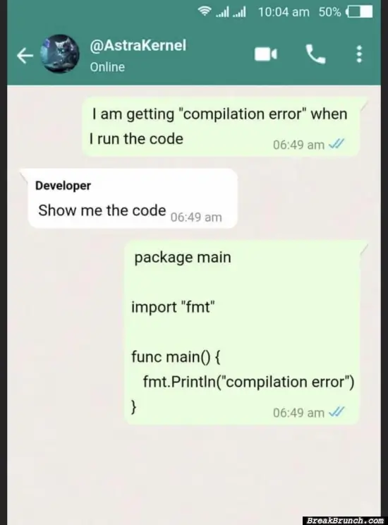 It is doing exactly what you told it to do