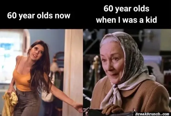 60 years old in movie vs real-life