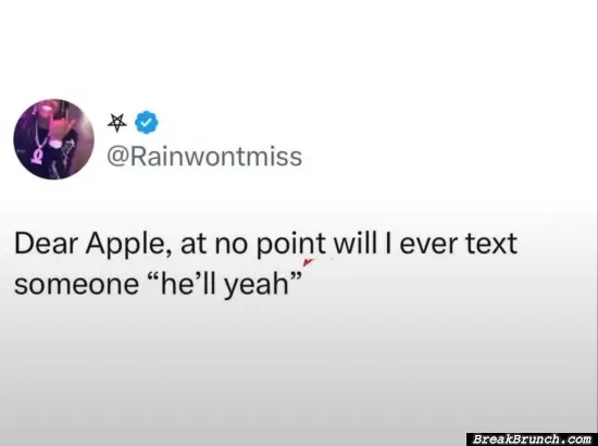 Stop doing that Apple