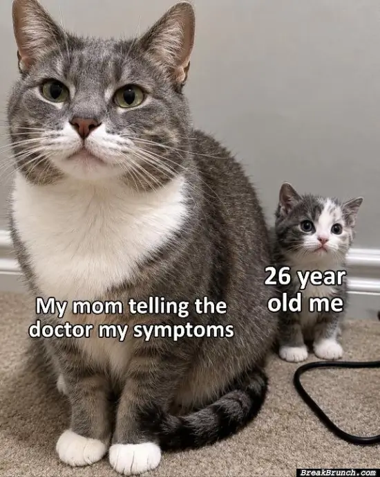 My mom and me