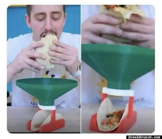 How to eat tacos without making a mess