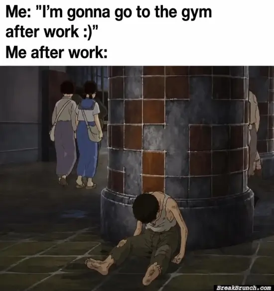 Going to hit the gym after work