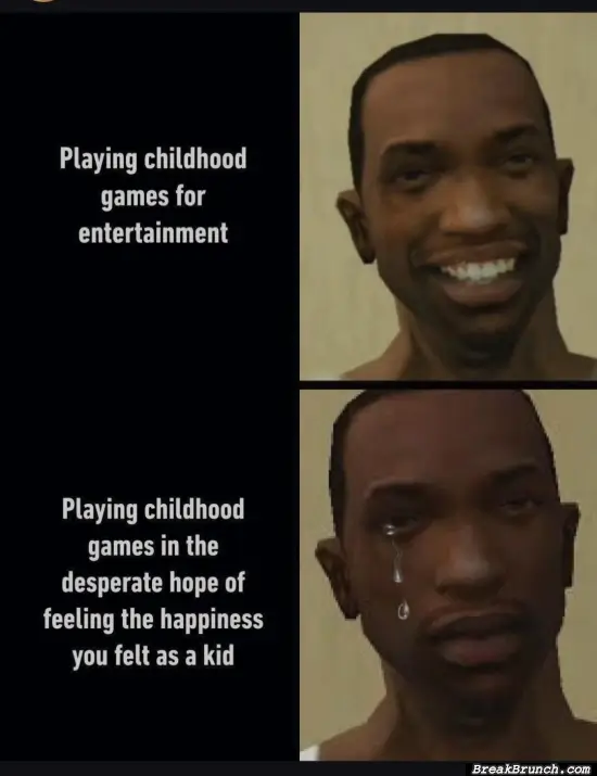 Playing childhood games